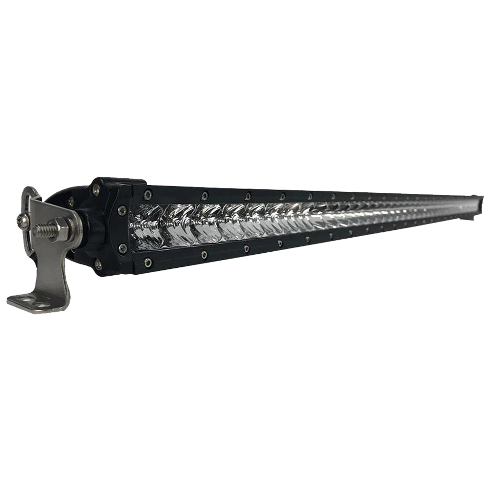 Black Oak 40 Single Row LED Light Bar  Combo Optics  Black Housing  Pro Series 30 40CS5OS
