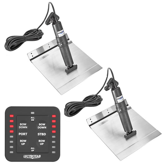 Lectrotab XKA Aluminum Alloy Trim Tab Kit wOneTouch Control  9 x 18 XKASL9X18A