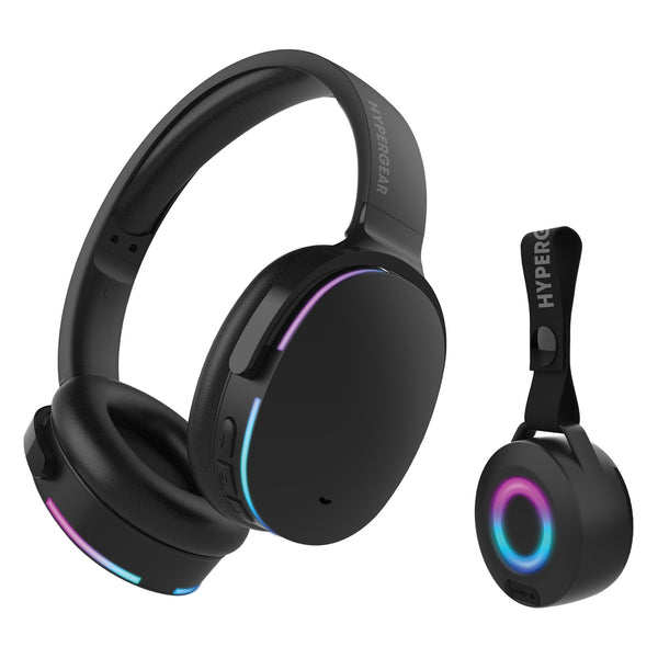 AED LT UP SPK&HDPHN BLK
