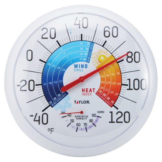 13.25IN RED DIAL THERMO