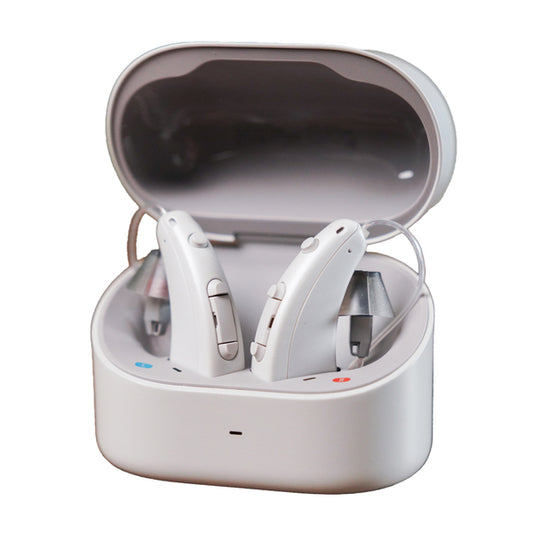 OMNI HEAR AID W/CASE GRY